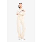 DeFacto Straight Fit Gabardin Pantolon Kargo Cepli Normal Bel Düz Paça, 34, 3163702, Ekru, Kadın