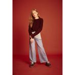 DeFacto Straight Fit Geniş Paça Jean Pantolon Kız Çocuk, 11-12 Yaş, G3634A825AU, Mavi-NM28, Kız Çocuklar