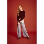 DeFacto Straight Fit Geniş Paça Jean Pantolon Kız Çocuk, 11-12 Yaş, G3634A825AU, Mavi-NM28, Kız Çocuklar