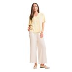 DeFacto Straight Fit Geniş Paça Pantolon, 44, F0988AX25SM, Bej-BG115, Kadın
