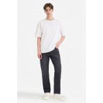 DeFacto Straight Fit Jean Pantolon G8317AX26SP - Antrasit-NM36 - 32
