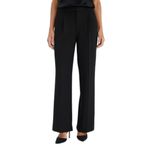 DeFacto Straight Fit Palazzo Pantolon, 36, E7238AX26SP, Siyah, Kadın