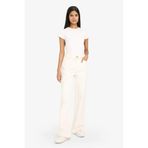 DeFacto Straight Wide Normal Bel Jean Kar Yıkamalı Pantolon, 40, G4929AX26SM, Beyaz-WT1, Kadın