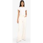 DeFacto Straight Wide Normal Bel Jean Kar Yıkamalı Pantolon G4929AX26SM - Beyaz-WT1 - 42
