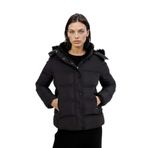 DeFacto Su Geçirmez Puffer Mont Siyah, S, C9523AX24WN, Siyah-BK27, Kadın