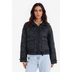 DeFacto Su Geçirmez Regular Fit Fermuarlı Kapitoneli Mont, XL, Regular Fit Fermuarlı Kapitoneli Mont, Siyah-BK27, Kadın