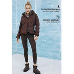 DeFacto Su İtici Kapüşonlu Kayak Montu, L, F3523AX25WN, Kahve-BN192, Kadın