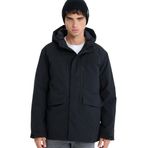 DeFacto Su İtici Kapüşonlu Mont Siyah, 3XL, E9248AX25WN, Siyah-BK27, Kadın