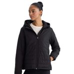 DeFacto Su İtici Regular Fit Kapüşonlu Fermuarlı Mevsimlik Mont, M, Regular Fit Kapüşonlu Fermuarlı Mevsimlik Mont, Siyah-BK81, Kadın