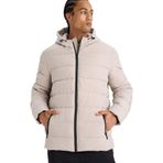 DeFacto Su İtici Slim Fit Dar Kesim Astarlı Kapüşonlu Fermuarlı Cepli Dolgulu Mont, 3XL, R0216AZ25AU, Bej-BG766, Erkek