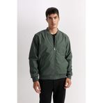 DeFacto Su İtici Slim Fit Dar Kesim Bomber Kolej Yaka Fermuarlı Çift Cepli Mevsimlik Hafif Mont D7319AX25SP