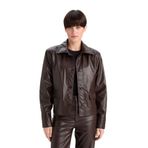 DeFacto Suni Deri Blazer Ceket Kahve, 34, G2308AX25WN, Kahve-BN212, Kadın