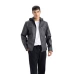 Defacto Suni Deri Ceket, S, R2523AZ25SP, Antrasit, Erkek