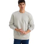 DeFacto Sweatshirt E8339AX/GN465 D.GREEN, L, E8339AX26SP, Yeşil-GN465, erkek