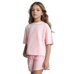 DeFacto Sweatshirt Kumaşı 2li Takım Kız Çocuk, 5-6 Yaş, H5745A826SM, Pembe-PN186, kız-çocuk