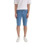 DeFacto T2561A6 Regular Fit Jean Bermuda Mavi Kız Çocuk Şort