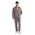 DeFacto Tailored Fit Duble Paça Pantolon, 32, Y2651AZ26SP, Gri-GR95, Erkek