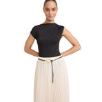 DeFacto Tek Omuzlu Çıtçıtlı Body Siyah, XL, G1843AX25AU, Siyah-BK81, Kadın