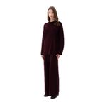 DeFacto Triko Pantolon Beli Lastikli Cepli Basıc Paça Bordo, XL, D7511AX24WN, Bordo-BR171, Kadın