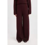 DeFacto Triko Pantolon Regular Fit Beli Lastikli Cepli Düz Basic Düz Paça D7511AX24WNBR171