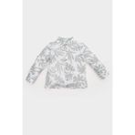 DeFacto Tropikal Desenli Flamlı Poplin Uzun Kollu Gömlek Erkek Bebek, 18-24 Ay (92cm), B9257A525SP, Ekru, Erkek bebek