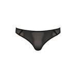 DeFacto Tül Brazilian Külot, XL, F7030AX25WN, Siyah-BK81, kadın