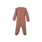 DeFacto Uzun Kollu Düğmeli Triko Tulum Kız Bebek Yenidoğan, 2-3 Yaş, Uzun Kollu Düğmeli Triko Tulum, DARK PINK, Kadın