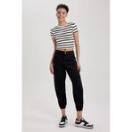 DeFacto W8036AZ23SP Kadın Coool Kargo Jogger Gabardin Normal Bel Pantolon