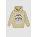 DeFacto W8913A622SP Erkek Çocuk Oversize Fit Kapüşonlu Sırt Baskılı Sweatshirt