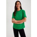 DeFacto W9584AZ23SM Beyaz-WT34 Regular Fit Bisiklet Yaka Kısa Kollu %100 Pamuk Kadın T-shirt