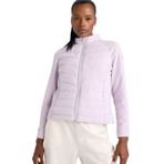 DeFacto Warmtech Su İtici Slim Fit Dik Yaka İçi Polarlı Şişme Mont, M, Warmtech Su İtici Slim Fit Dik Yaka İçi Polarlı Şişme Mont, Mor-PR77, Kadın