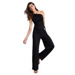 DeFacto Wide Leg Aksesuar Detaylı Pantolon, L, H1597AX26SM, Siyah-BK81, Kadın