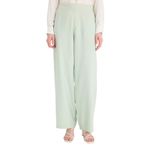 DeFacto Wide Leg Basıc Pantolon, 44, E7979AX25SM, Yeşil-GN1181, Kadın