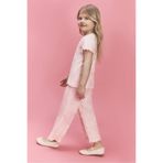 DeFacto Wıde Leg Batik Fitilli Kaşkorse Pantolon Kız Bebek H0681A526SP