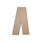 DeFacto Wide Leg Beli Lastikli Geniş Paça Bürümcük Pantolon, XS, F0057AX25SP, Bej-BG210, Kadın