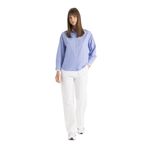 DeFacto Wide Leg Cepli Beyaz Basıc Gabardin Pantolon, 38, C4528AX24SM, Beyaz-WT83, Kadın