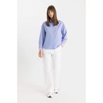 DeFacto Wide Leg Cepli Beyaz Basıc Gabardin Pantolon, 38, C4528AX24SM, Beyaz-WT83, Kadın