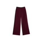 DeFacto Wide Leg Cepli Geniş Paça Beli Lastikli Uzun Sporcu Pantolon, L, G7082AX25WN, Bordo-BR232, Kadın
