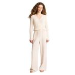 DeFacto Wide Leg Cepli Yüksek Bel Standart Boy Keten Karışımlı Pantolon, 38, F5024AX25SP, Bej-BG155, Kadın