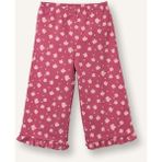 DeFacto Wide Leg Fırfırlı Çiçekli Pantolon Kız Bebek G9387A526SP - 18 - 24 Ay - Bordo-BR123