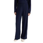 DeFacto Wide Leg Fitilli Kaşkorse Beli Lastikli Pantolon, S, F1012AX25AU, Lacivert-NV251, Kadın