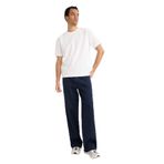 DeFacto Wide Leg Geniş Bol Paça Beli Bağcıklı Pike Eşofman Altı, S, F8524AX25AU, Lacivert-NV64, Erkek
