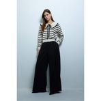 DeFacto Wide Leg Geniş Bol Paça Pantolon, 40, G9875AX26SP, Siyah-BK81, Kadın
