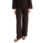 DeFacto Wide Leg Geniş Bol Paça Pantolon Kahverengi, L, G4085AX25WN, Kahve-BN338, Kadın