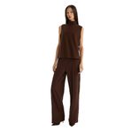 DeFacto Wide Leg Geniş Bol Paça Pantolon Kahverengi, M, G4282AX25WN, Kahve-BN341, Kadın