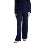 DeFacto Wide Leg Geniş Bol Paça Pantolon Lacivert, 2XL, G4085AX25WN, Lacivert-NV105, Kadın