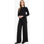 DeFacto Wide Leg Geniş Bol Paça Triko Pantolon F1102AX25AU - Siyah-BK81