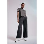 DeFacto Wide Leg Geniş Paça Cepli Standart Boy Premium Sporcu Pantolon, S, E2542AX25SMBK81-1013002, Siyah, Kadın