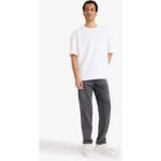 DeFacto Wide Leg Geniş Paça Jean Kar Yıkamalı Pantolon G2468AX25AU - Antrasit-NM36 - 34