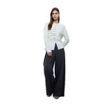 DeFacto Wide Leg Geniş Paça Pantolon, 38, G9871AX25WN, Gri-GR184, Kadın